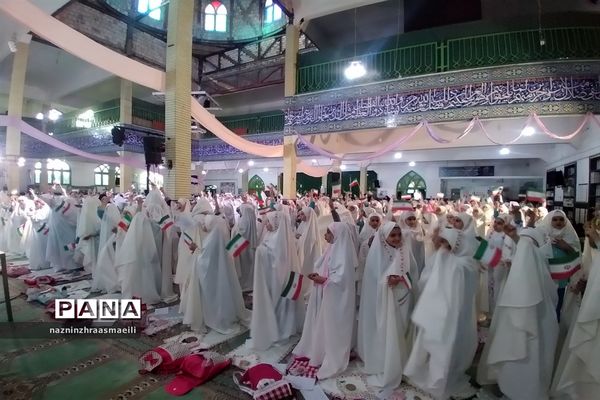 گردهمایی بزرگ دختران روزه اولی شهر الوند استان قزوین