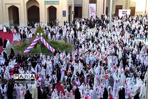 جشن بزرگ نمک پروردگان حسنی ویژه دختران روزه اولی ‌در شیراز