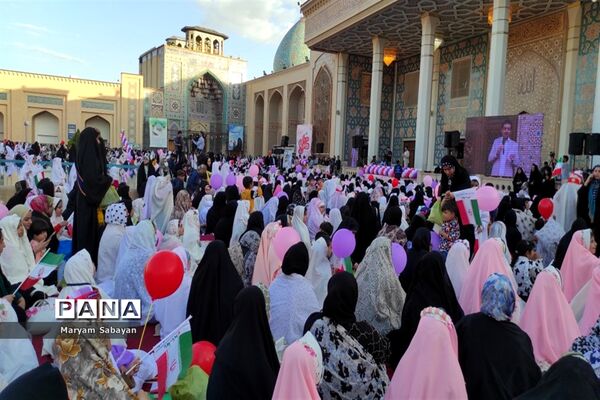 جشن بزرگ نمک پروردگان حسنی ویژه دختران روزه اولی ‌در شیراز