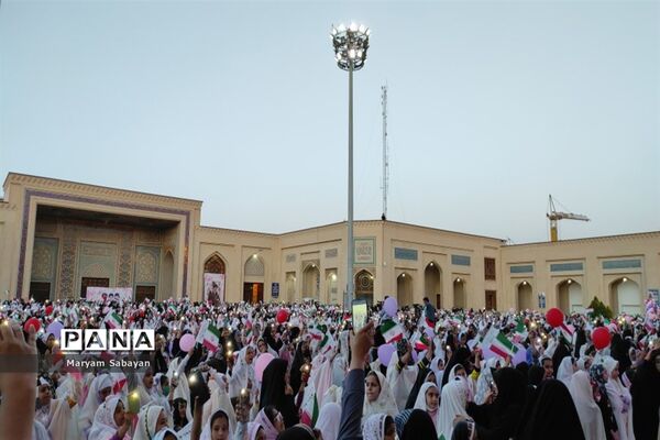 جشن بزرگ نمک پروردگان حسنی ویژه دختران روزه اولی ‌در شیراز