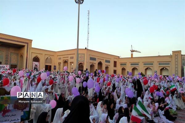 جشن بزرگ نمک پروردگان حسنی ویژه دختران روزه اولی ‌در شیراز