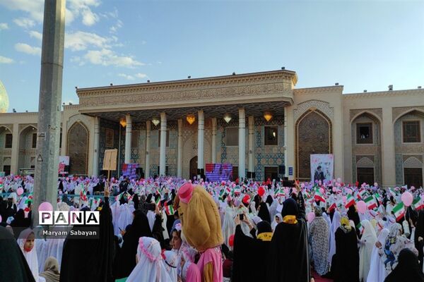جشن بزرگ نمک پروردگان حسنی ویژه دختران روزه اولی ‌در شیراز