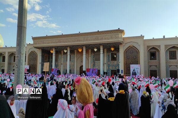 جشن بزرگ نمک پروردگان حسنی ویژه دختران روزه اولی ‌در شیراز