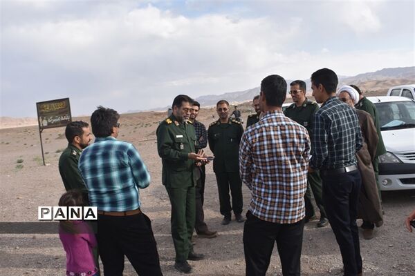 سفر یک روزه فرمانده سپاه الغدیر یزد به شهرستان بهاباد