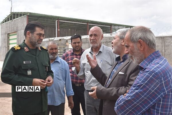 سفر یک روزه فرمانده سپاه الغدیر یزد به شهرستان بهاباد