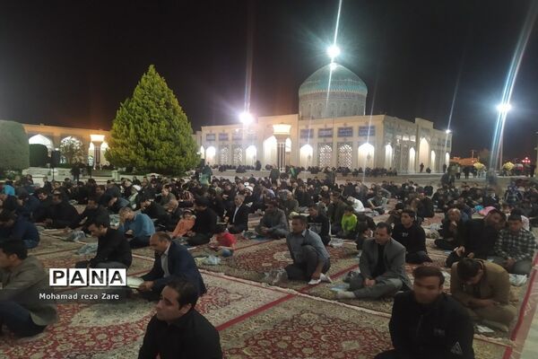 احیای شب نوزدهم ماه رمضان  در آرامگاه شهید مدرس، کاشمر