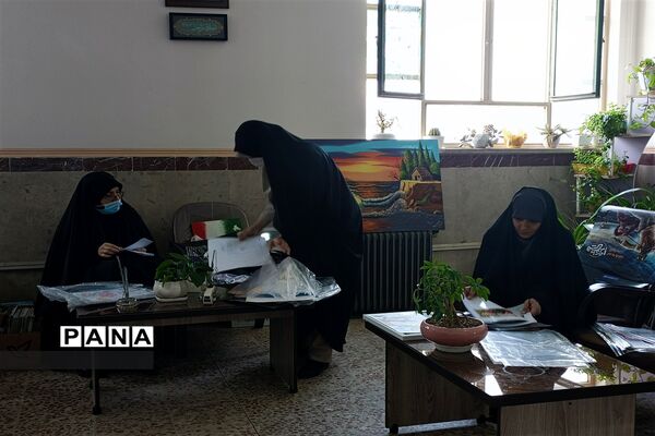 جمع‌آوری و داوری آثار جشنواره آمید فردا مدارس شهرستان قدس