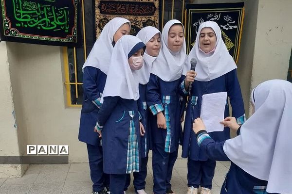مراسم عزاداری شهادت امام علی(ع) در مدارس رودهن