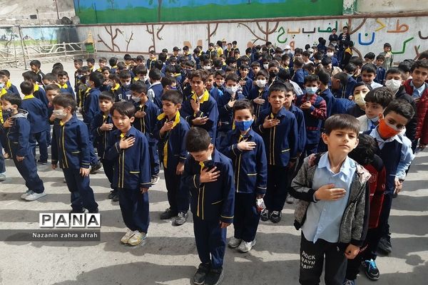 مراسم عزاداری شهادت امام علی(ع) در مدارس رودهن