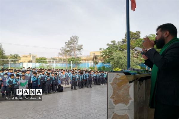 مراسم عزاداری شهادت امام علی(ع) در دبستان حضرت قاسم ابن الحسن ناحیه یک یزد