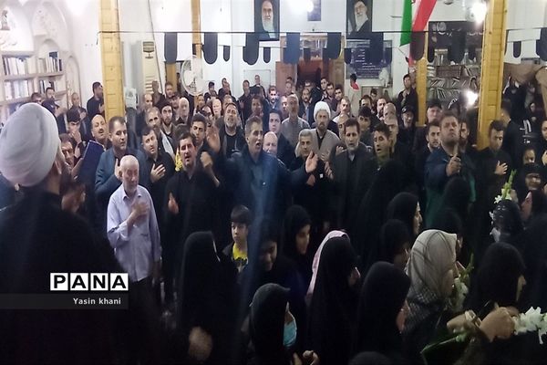 مراسم استقبال از شهید گمنام در شهرستان عباس آباد