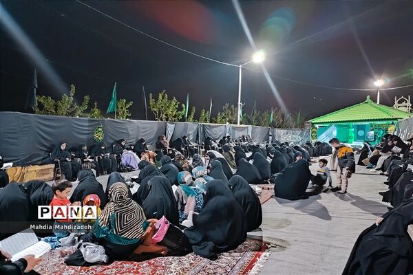 مراسم عزاداری شهادت امیرالمؤمنین و احیای بیست و یکم ماه رمضان در جوار شهدای مدافع حرم