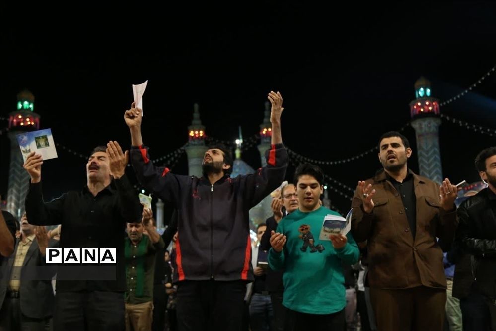 مراسم شب بیست و یکم ماه رمضان در آستان مقدس حضرت محمد هلال بن علی (ع)