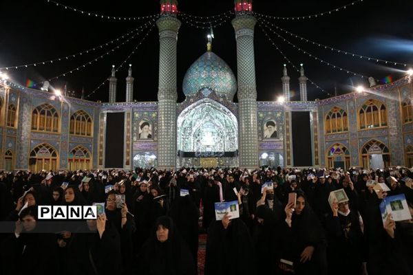 مراسم شب بیست و یکم ماه رمضان در آستان مقدس حضرت محمد هلال بن علی (ع)