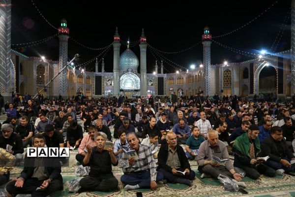 مراسم شب بیست و یکم ماه رمضان در آستان مقدس حضرت محمد هلال بن علی (ع)