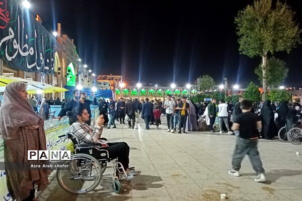 حال و هوای حرم مطهر حضرت شاهچراغ (ع) در شب بیست و یکم