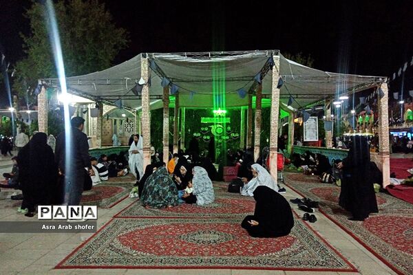 حال و هوای حرم مطهر حضرت شاهچراغ (ع) در شب بیست و یکم