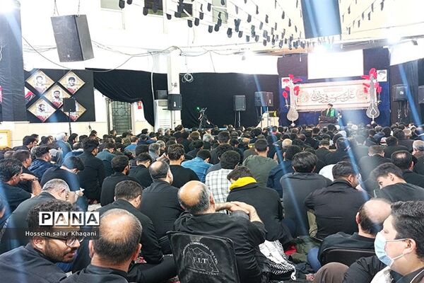 مراسم احیای شب بیست و یکم در حسینیه سیدالشهدای شیراز