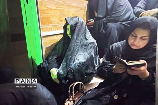 مراسم احیای شب بیست و یکم در حسینیه سیدالشهدای شیراز