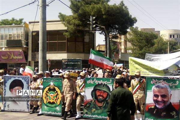 راهپیمایی روز قدس با حضور مردم تربت جام