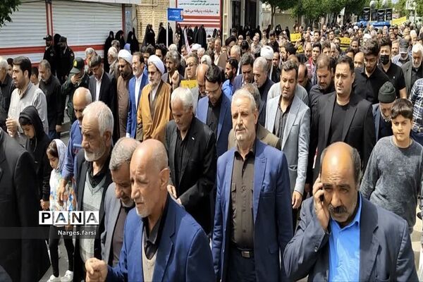 راهپیمایی روز جهانی قدس در شهر جعفریه قم