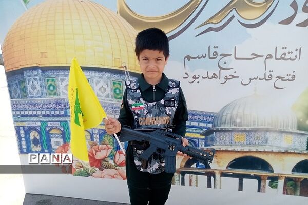 راهپیمایی روز قدس در شهرستان ورامین