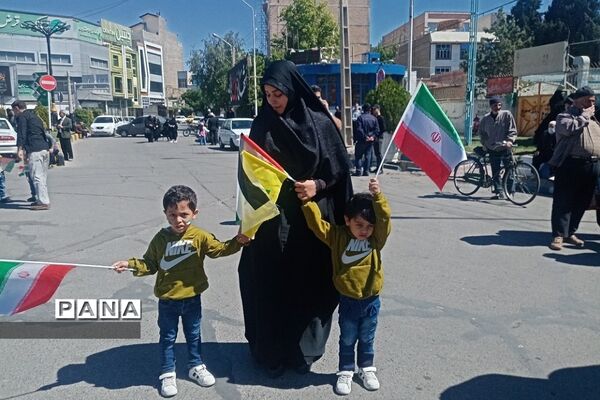 راهپیمایی روز قدس در شهرستان ورامین