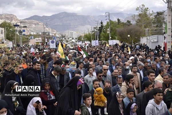 راهپیمایی روز جهانی قدس در ایلام