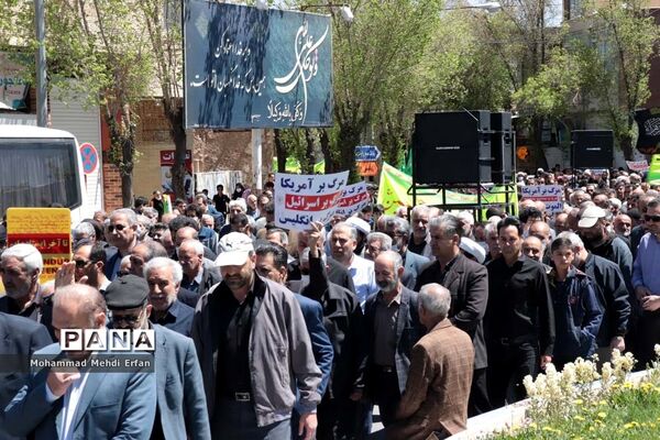 حضور با شکوه مردم آباده در راهپیمایی روز جهانی قدس