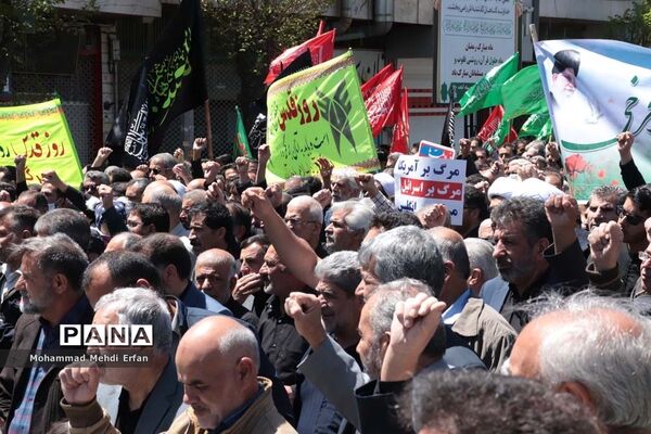 حضور با شکوه مردم آباده در راهپیمایی روز جهانی قدس