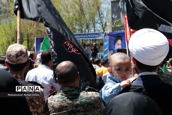 حضور با شکوه مردم آباده در راهپیمایی روز جهانی قدس