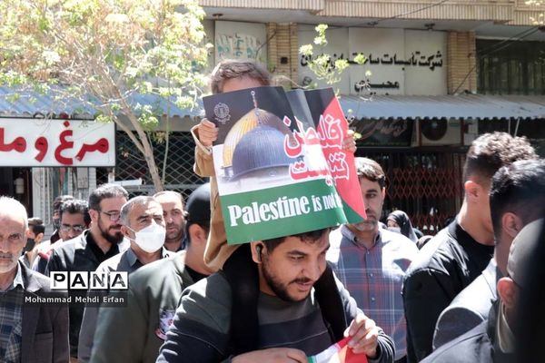 حضور با شکوه مردم آباده در راهپیمایی روز جهانی قدس