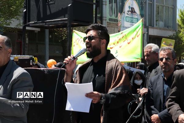 حضور با شکوه مردم آباده در راهپیمایی روز جهانی قدس