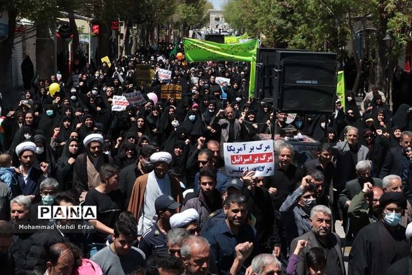 حضور با شکوه مردم آباده در راهپیمایی روز جهانی قدس