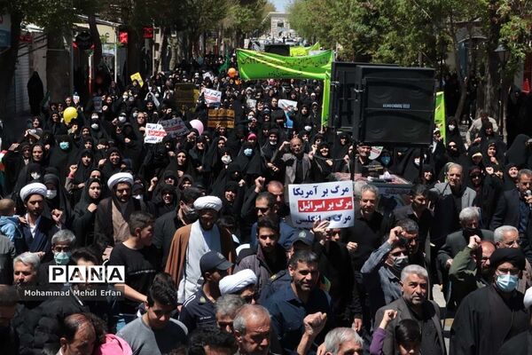 حضور با شکوه مردم آباده در راهپیمایی روز جهانی قدس