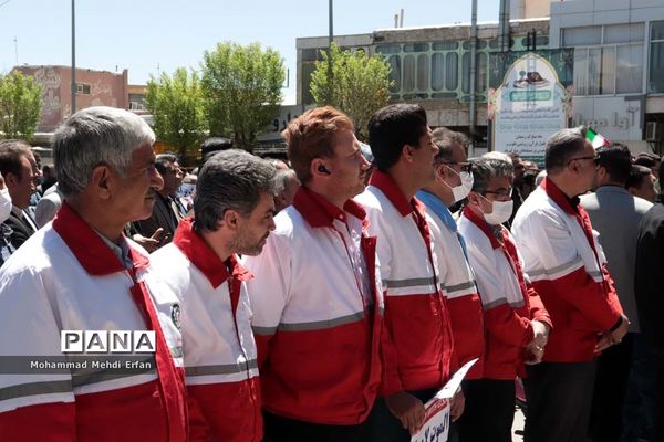 حضور با شکوه مردم آباده در راهپیمایی روز جهانی قدس