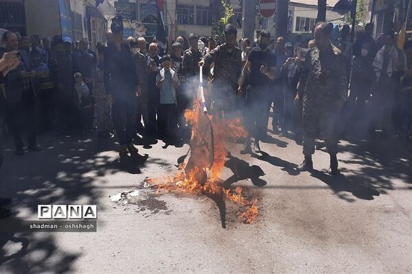 راهپیمایی روز جهانی قدس در شهرستان طرقبه شاندیز