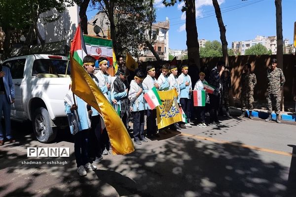 راهپیمایی روز جهانی قدس در شهرستان طرقبه شاندیز