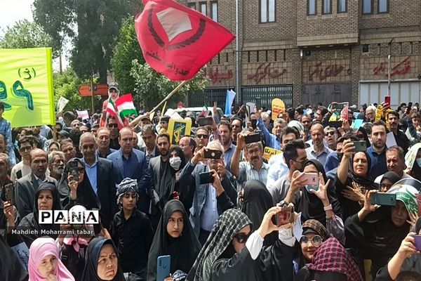 حضور پرشور مردم شیراز در راهپیمایی روز قدس