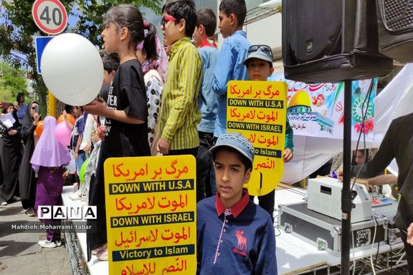 حضور پرشور مردم شیراز در راهپیمایی روز قدس