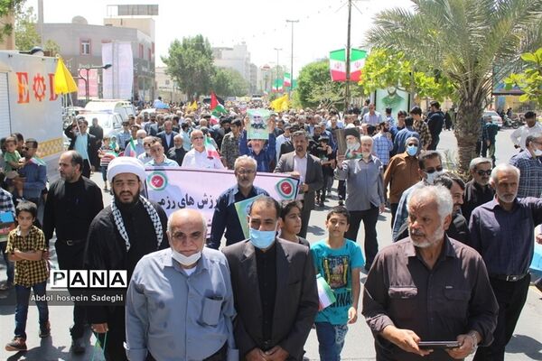 راهپیمایی روز جهانی قدس در بوشهر