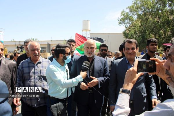 راهپیمایی روز جهانی قدس در بوشهر