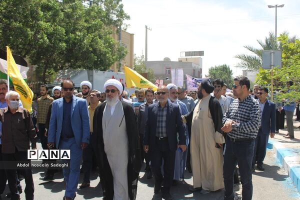 راهپیمایی روز جهانی قدس در بوشهر