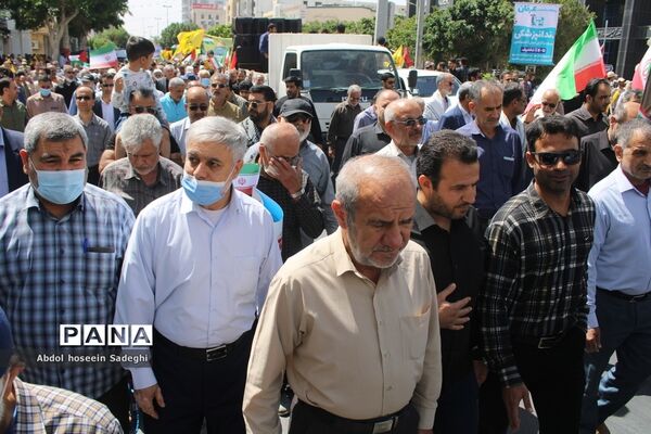 راهپیمایی روز جهانی قدس در بوشهر