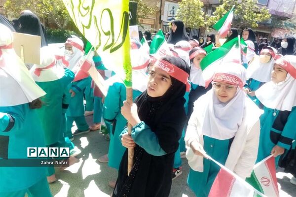 حضورمردم شهر بهمن در راهپیمایی روز جهانی قدس