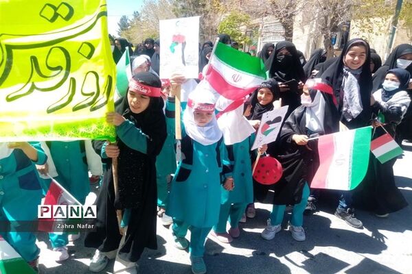 حضورمردم شهر بهمن در راهپیمایی روز جهانی قدس