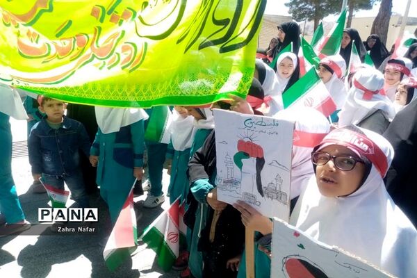 حضورمردم شهر بهمن در راهپیمایی روز جهانی قدس