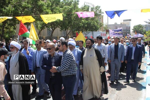 راهپیمایی روز جهانی قدس در بوشهر