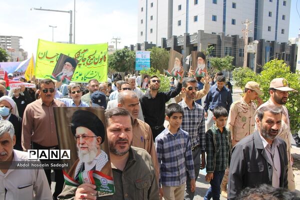 راهپیمایی روز جهانی قدس در بوشهر
