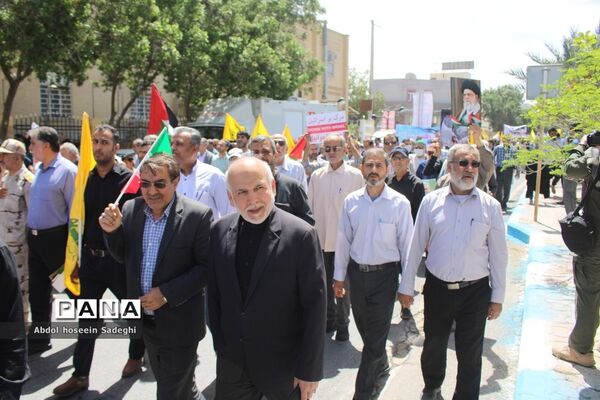 راهپیمایی روز جهانی قدس در بوشهر
